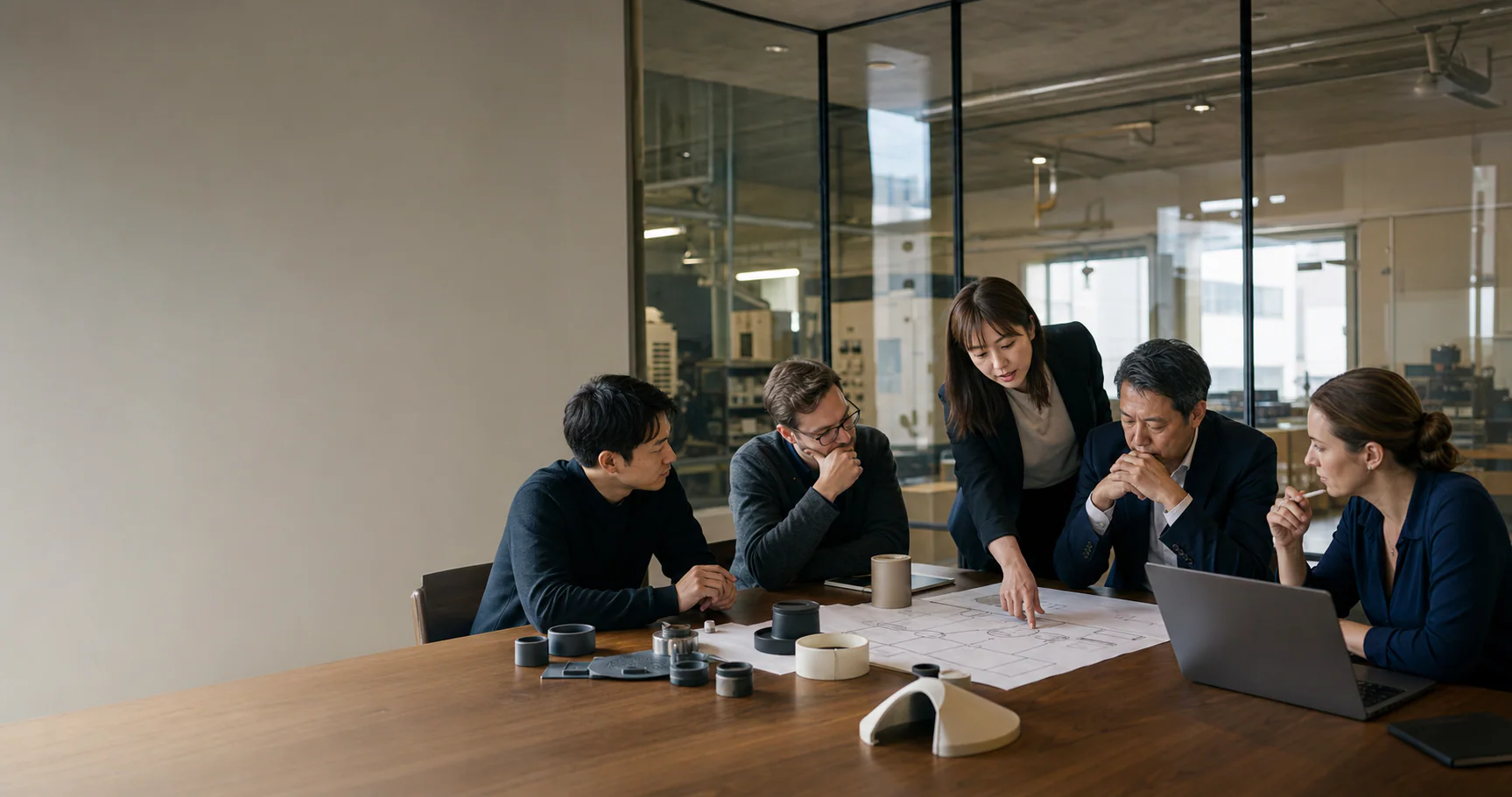 Japanese and international management teams shaping a strategic partnership